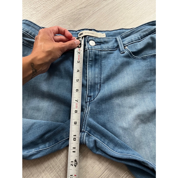 Levi’s mid rise skinny cuffed jeans size 12 - Picture 6 of 10